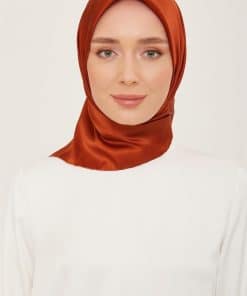 ARMİNE TWİLL İPEK EŞARP - 94 (KİREMİT)